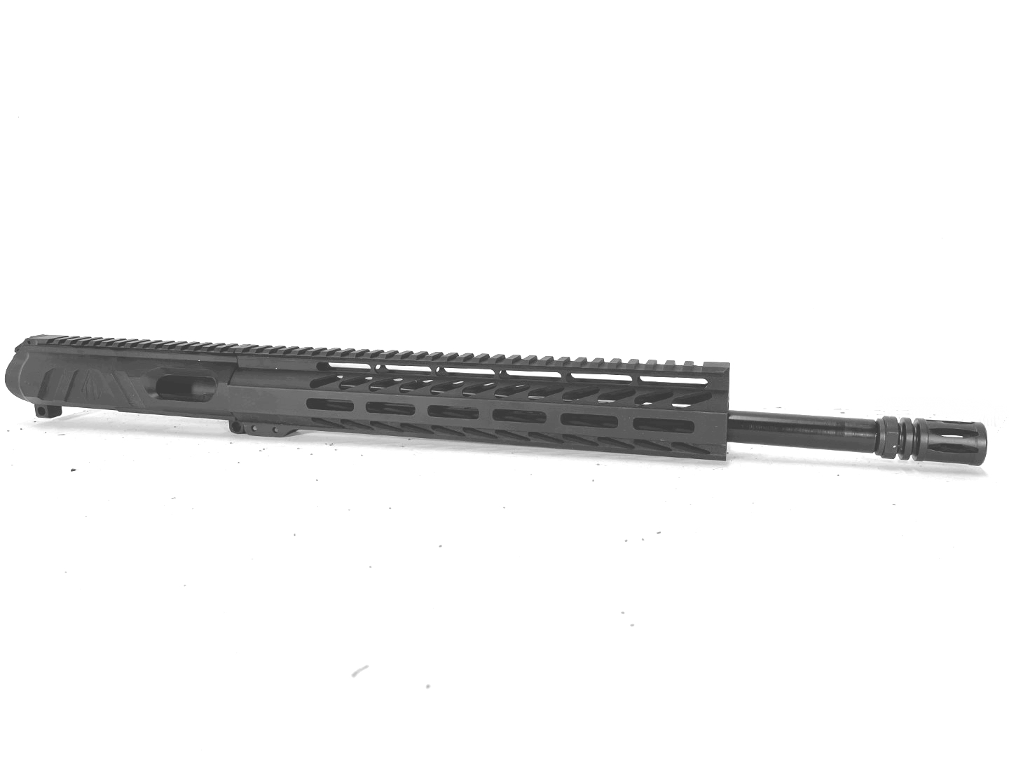 16 inch AR-15 Non Reciprocating Side Charging 9mm Pistol Caliber Melonite Upper