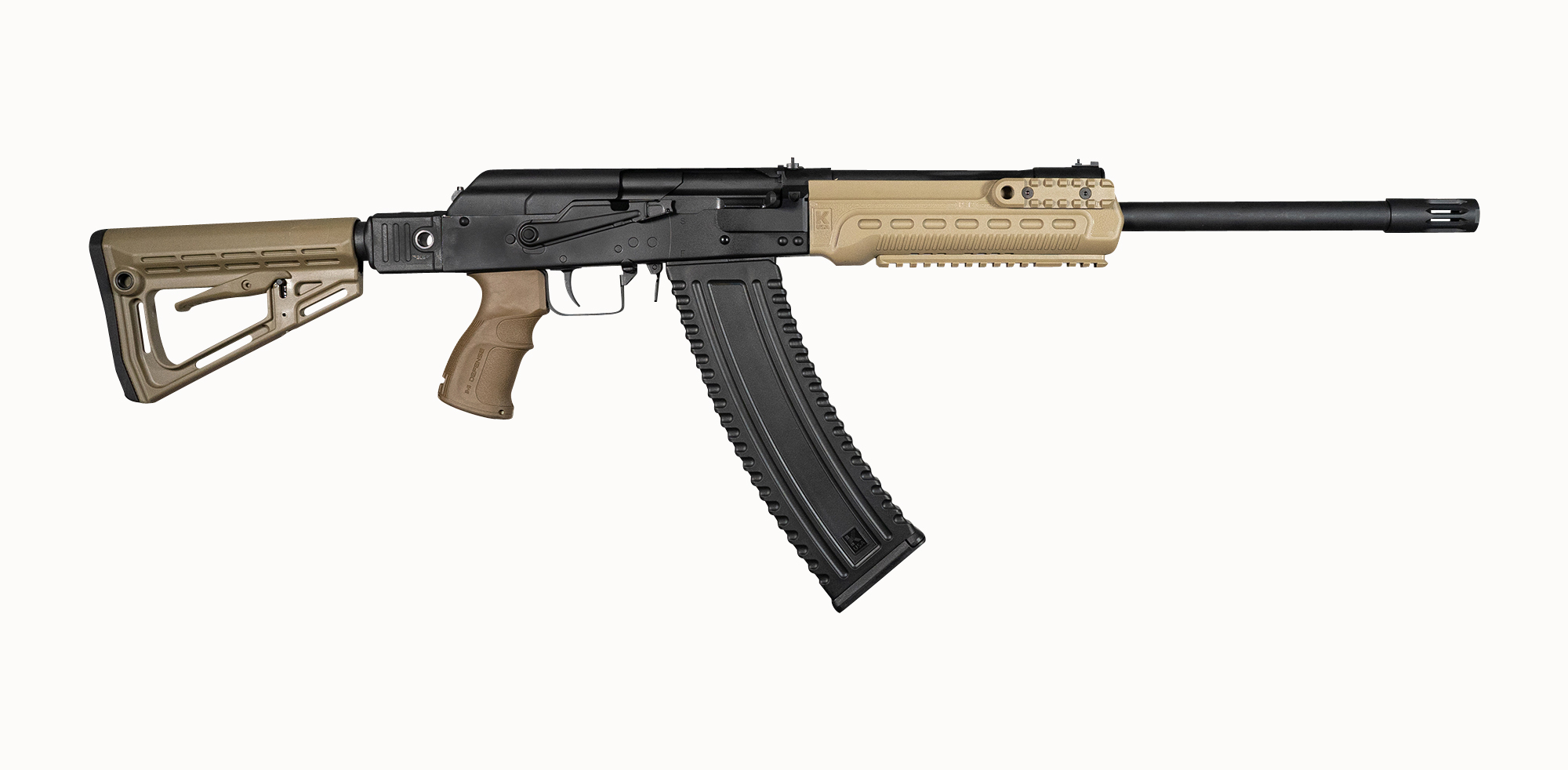 Kalashnikov USA KS-12TSF-FDE  12GA  FOLDING STK 18 10R    FDE