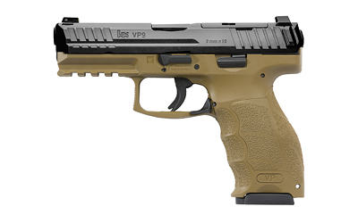 HK VP9 OR 9MM 4.09 17RD NS FDE/BLK