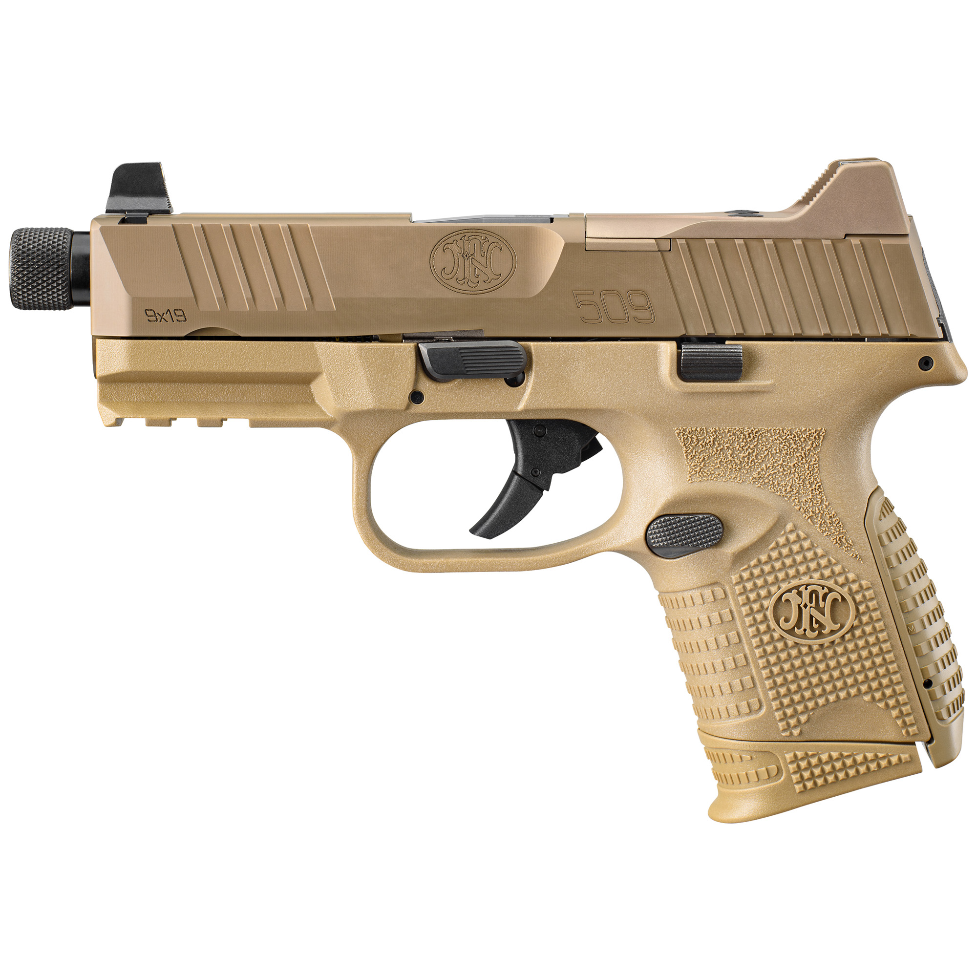 FN 509C TACT 9MM 4.32 12/24RD FDE