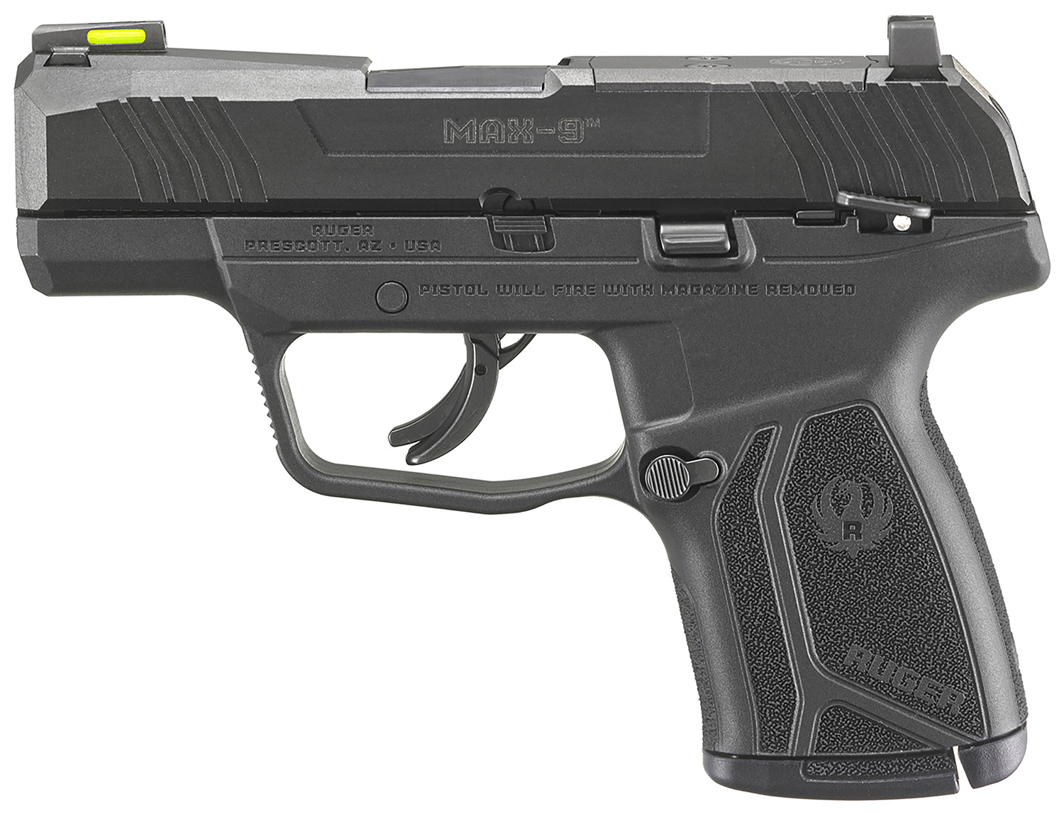 RUGER 3501  MAX-9 SC  9MM  3.2 OPTRDY   10R  BLK