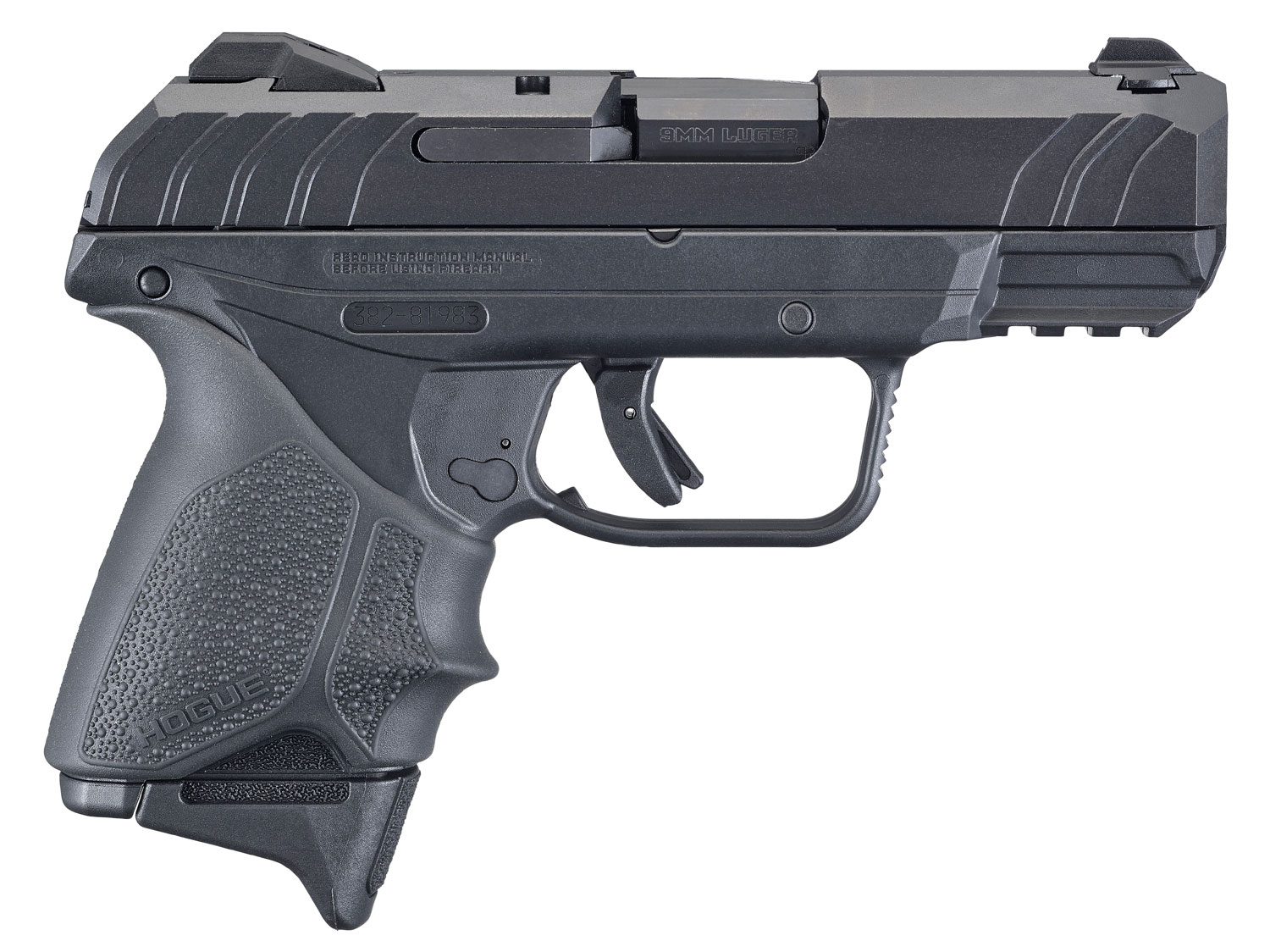 RUGER 3829  SECURTY9 9MM   3.42 CMP HOGUE    10R