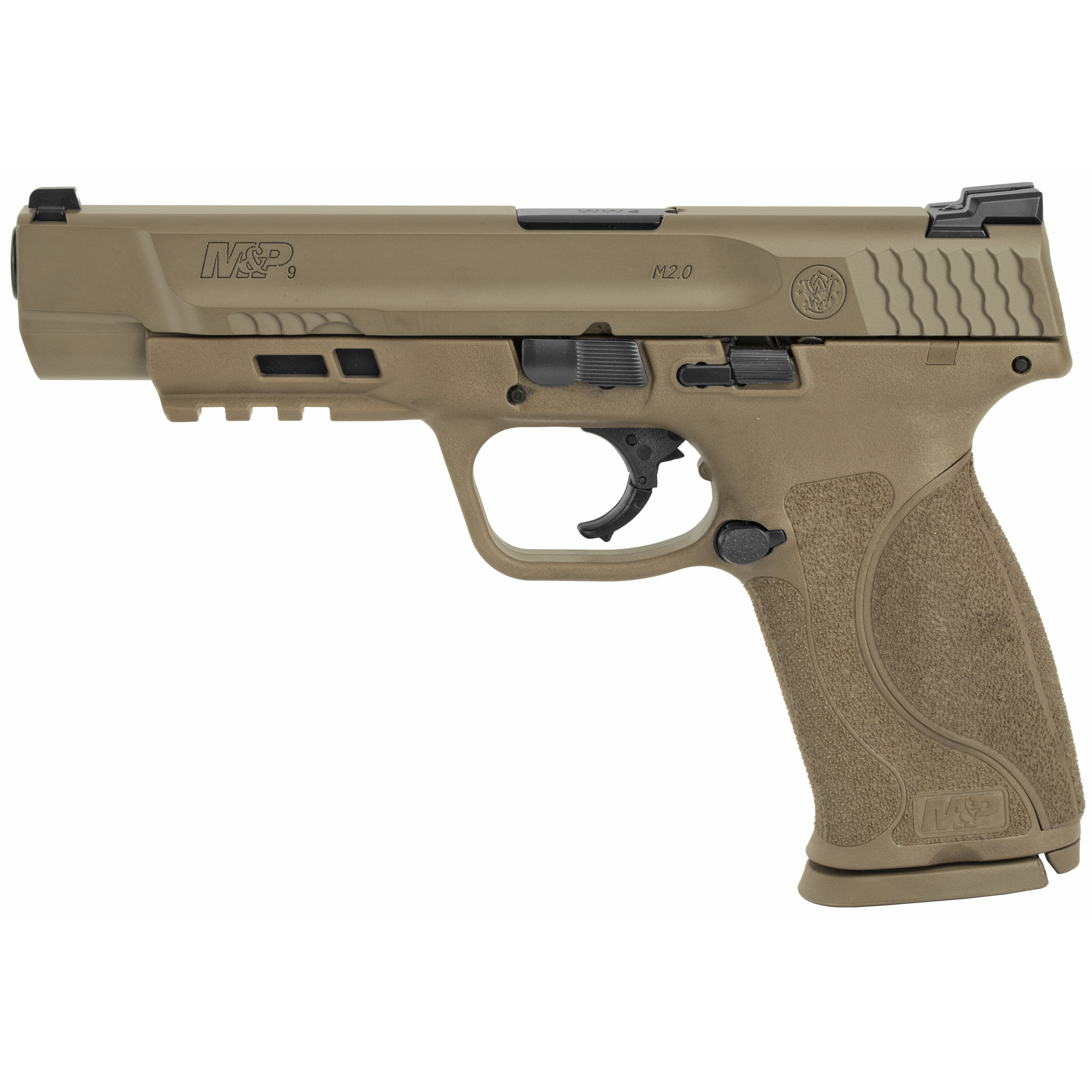 S&W M&P M2.0 9MM 5 17RD FDE NMS