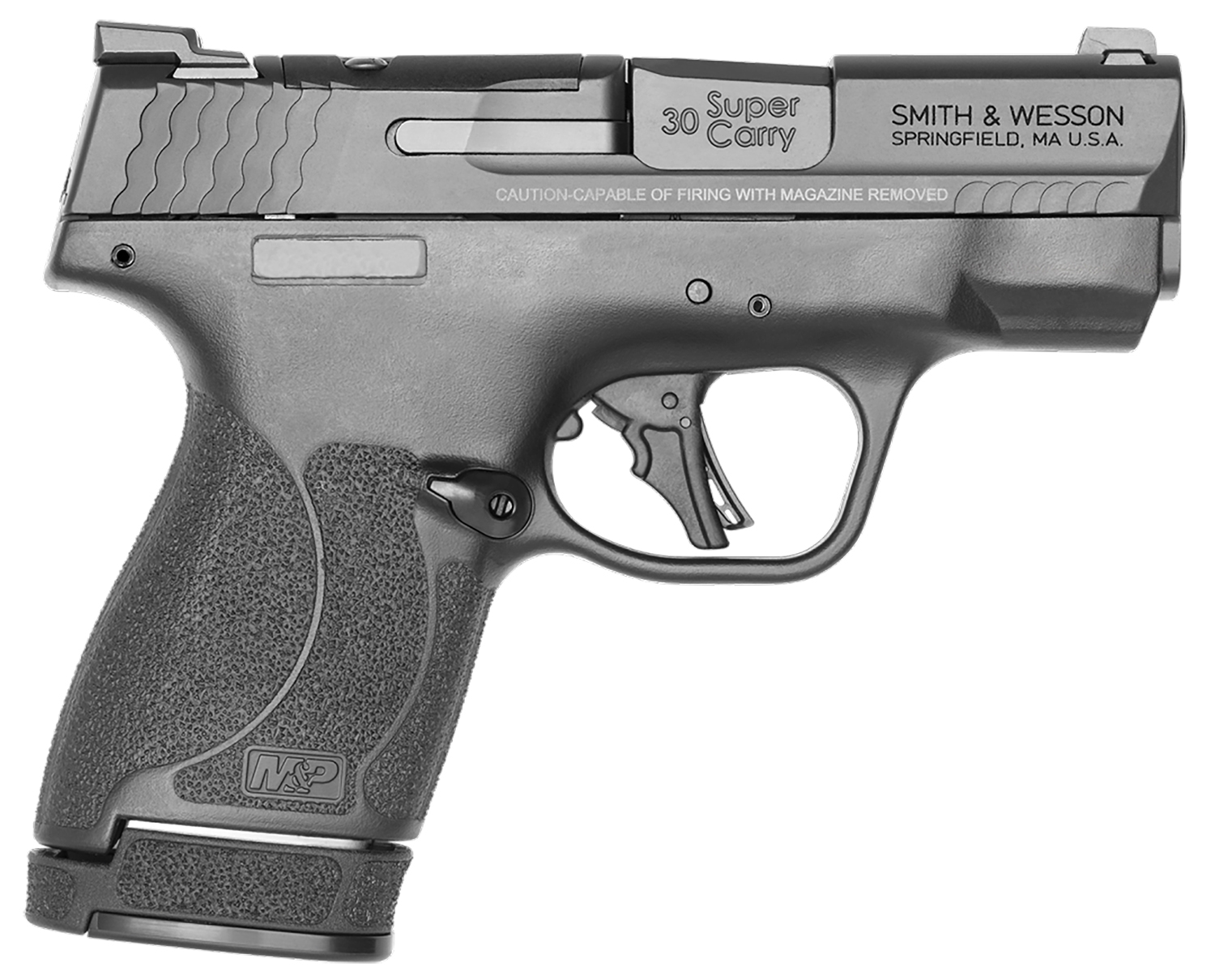 S&amp;W M&amp;P30SHLD+   13474 30 SUPER CARRY OR NTS  3.1 13/16R BLK