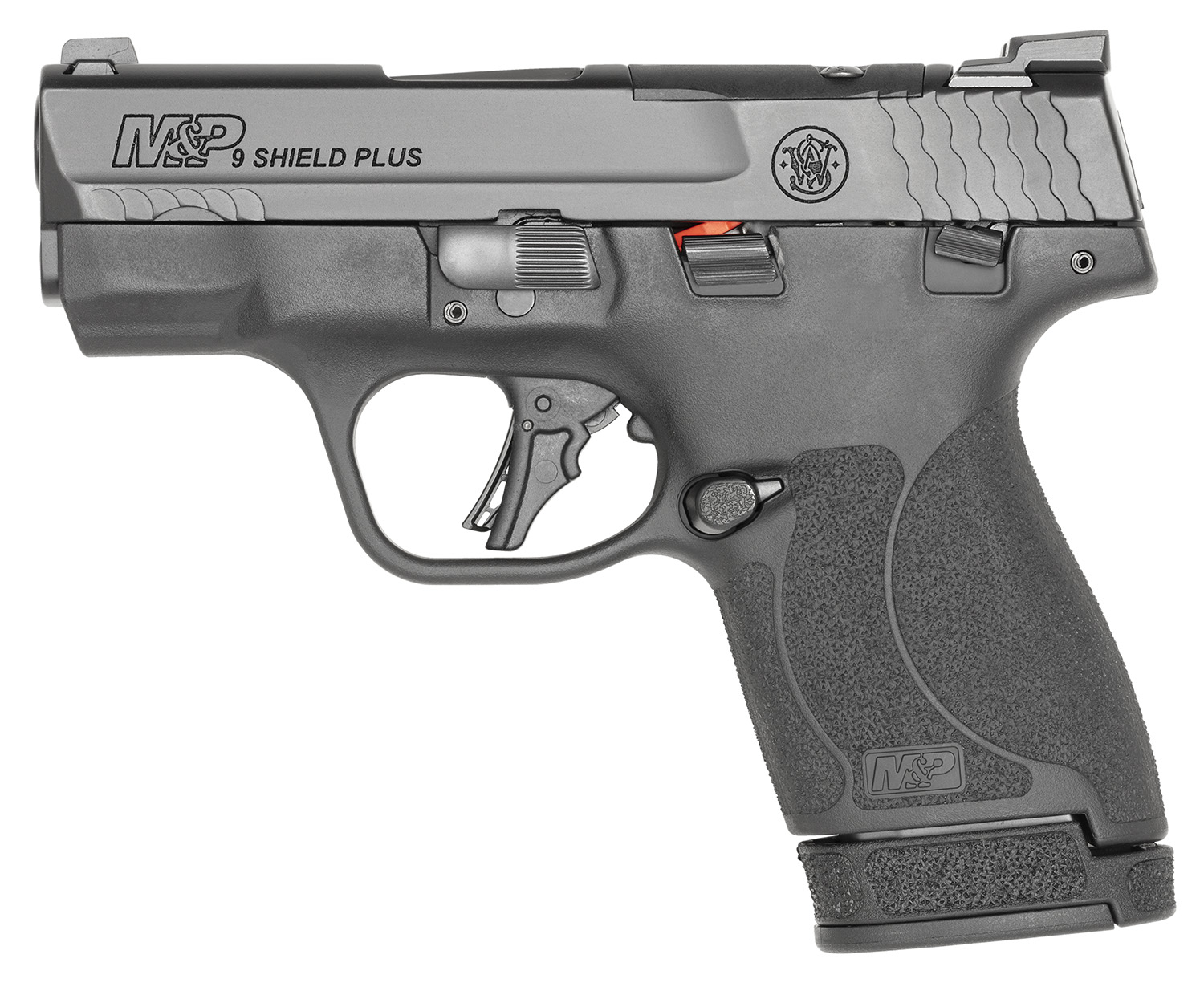 S&amp;W M&amp;P9SHLD+    13536 9M OR NS TS  3.1 10/13R BLK