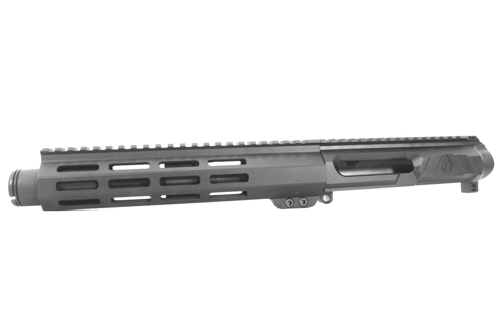 7.5 inch AR-15 LEFT HANDED AR-15 Non Reciprocating Side Charging 300 Blackout Pistol Melonite Upper w/Can
