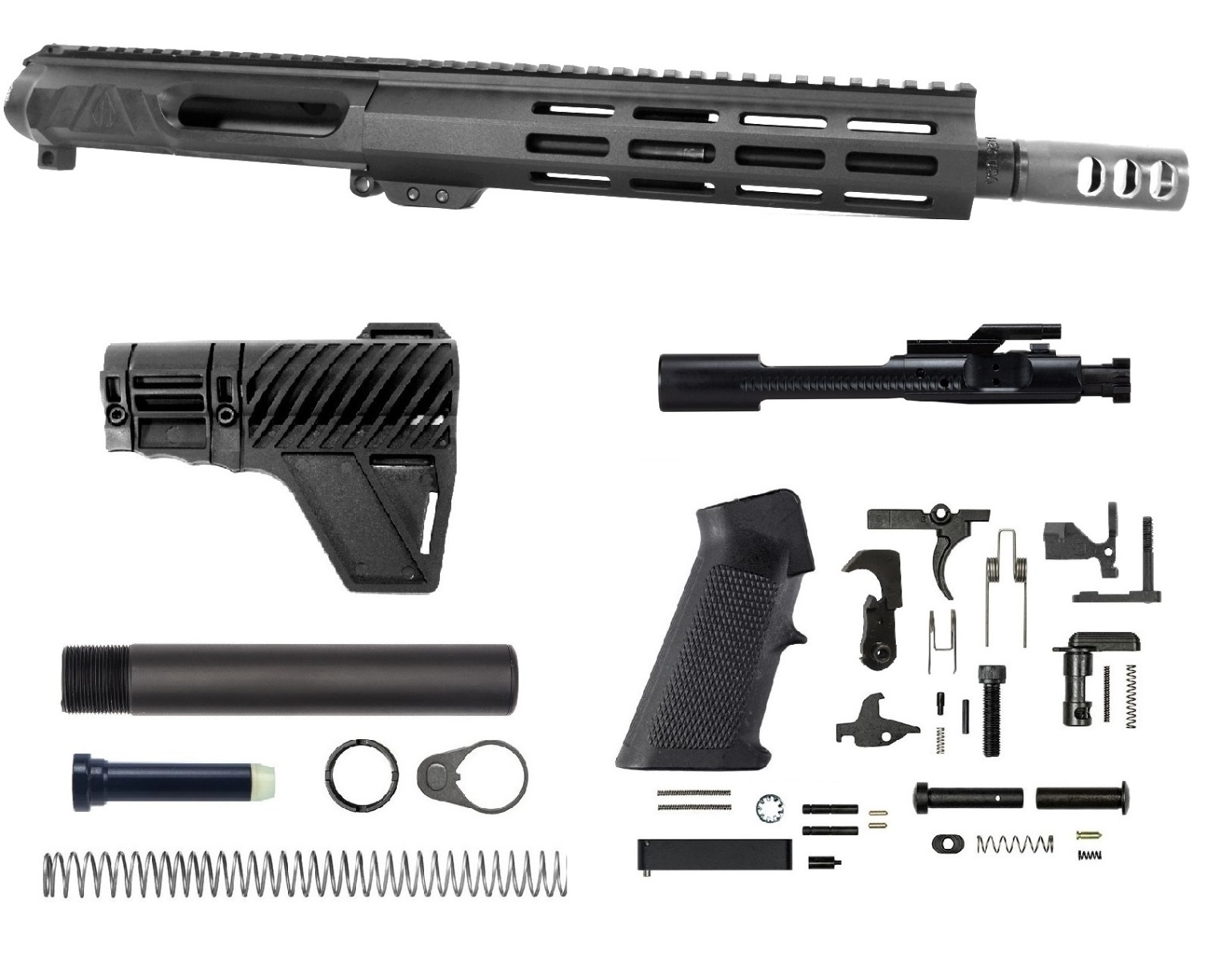 10.5 inch 12.7x42 (50 Beowulf) Side Charging Upper Kit | Pro2a Tactical