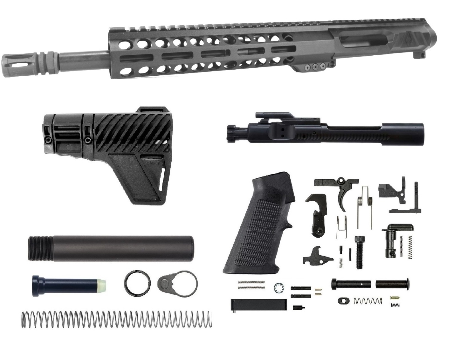 12.5 inch 300 Blackout Left Hand Side Charging Upper Kit | Pro2A Tactical