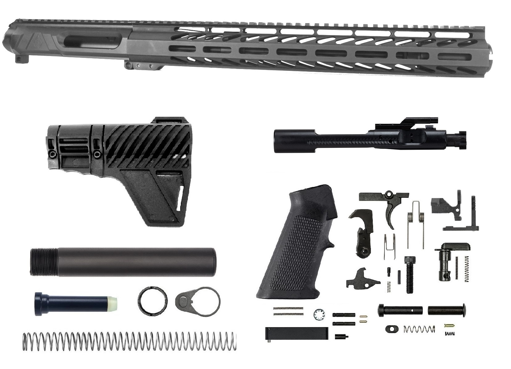 12.5 inch 300 Blackout Side Charging Upper Kit | Pro2a Tactical