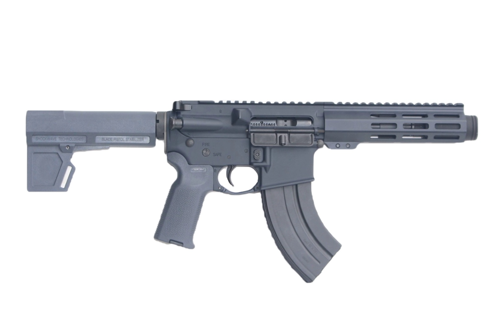 5 inch 7.62x39 AR-15 Pistol | Stealth Gray