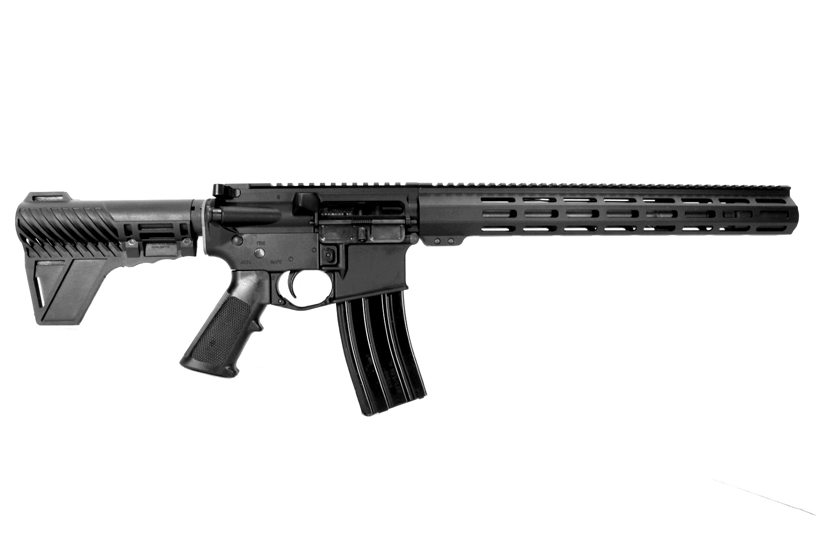 12.5 inch 5.56 NATO Midlength AR-15 Pistol 