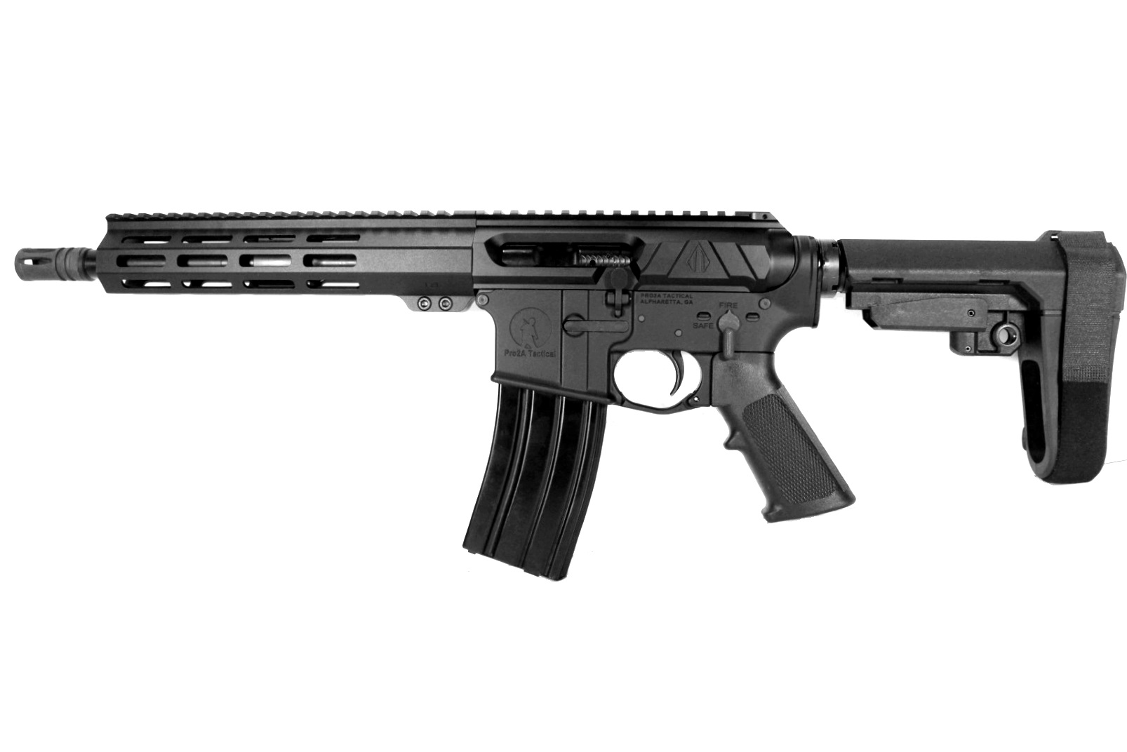 10.5 inch AR-15 350 Legend Side Charging AR15 Pistol | Left Handed