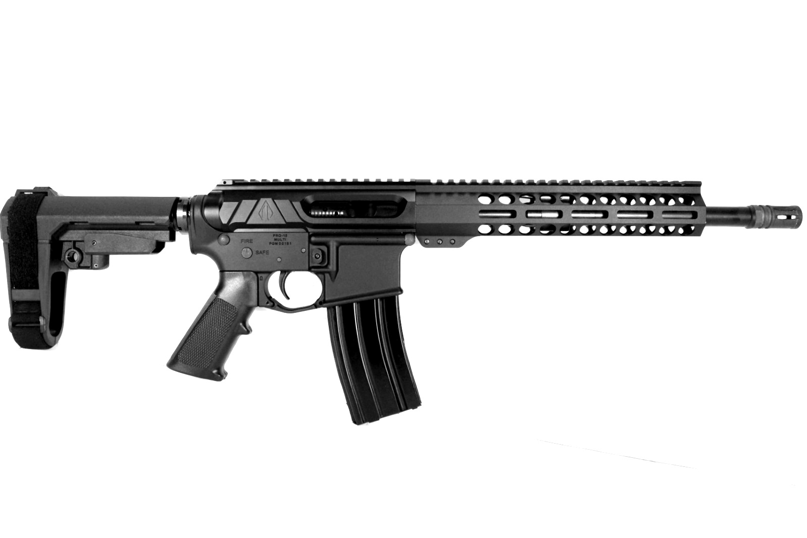 12.5 inch 300 Blackout Side Charging AR15 Pistol | Pro2a Tactical