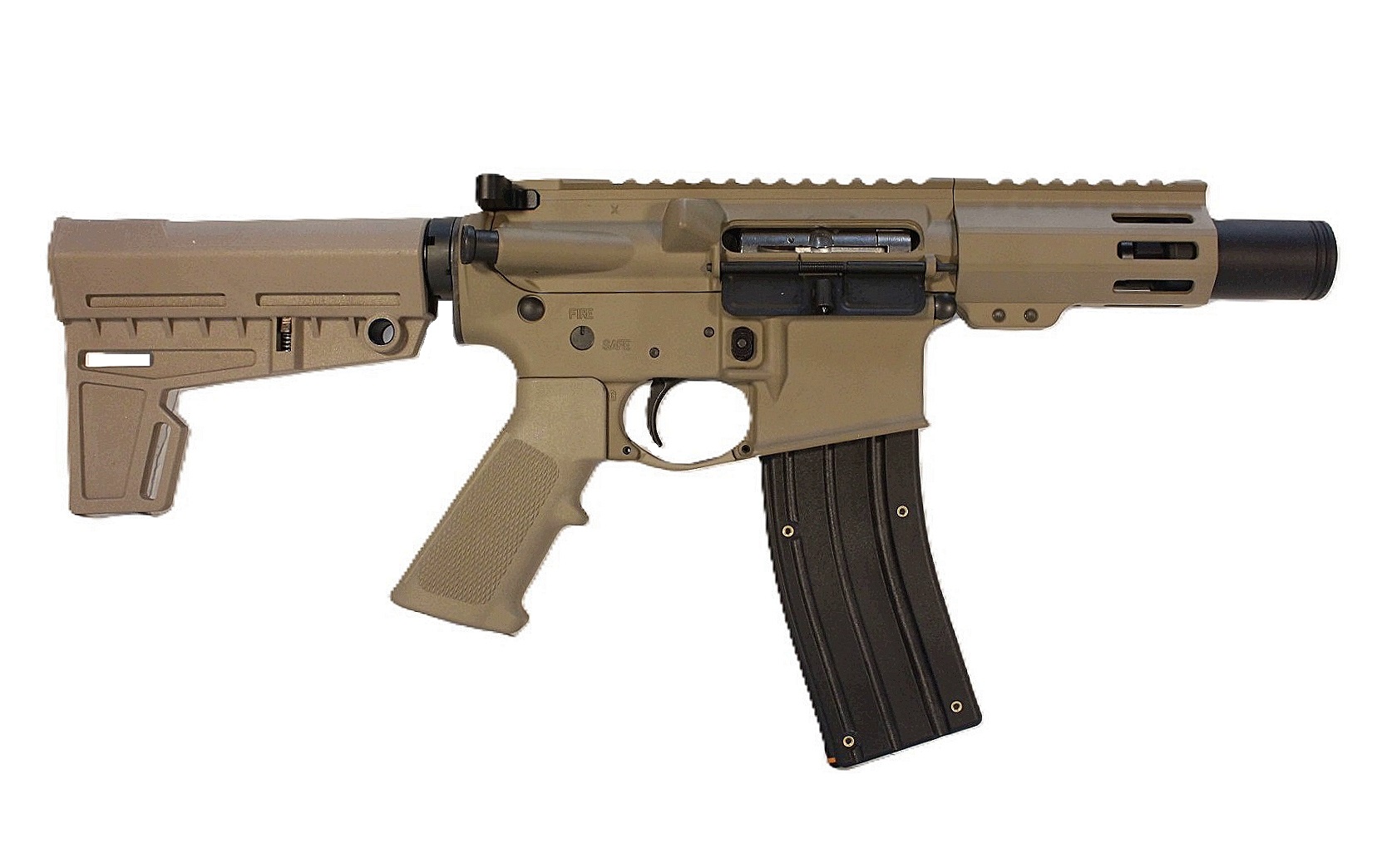 4.5 inch 22LR AR-15 Pistol - Made in the USA | FDE Color 