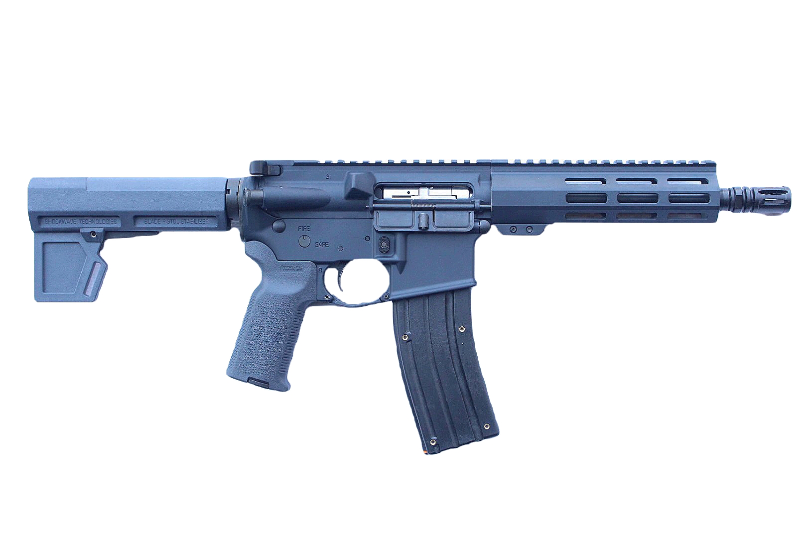 9 inch 22LR AR-15 Pistol | Stealth Gray Color 