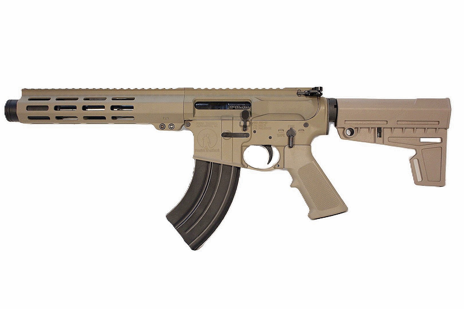 7.5 inch 7.62x39 AR Pistol |FDE | US MADE | LEFTHAND