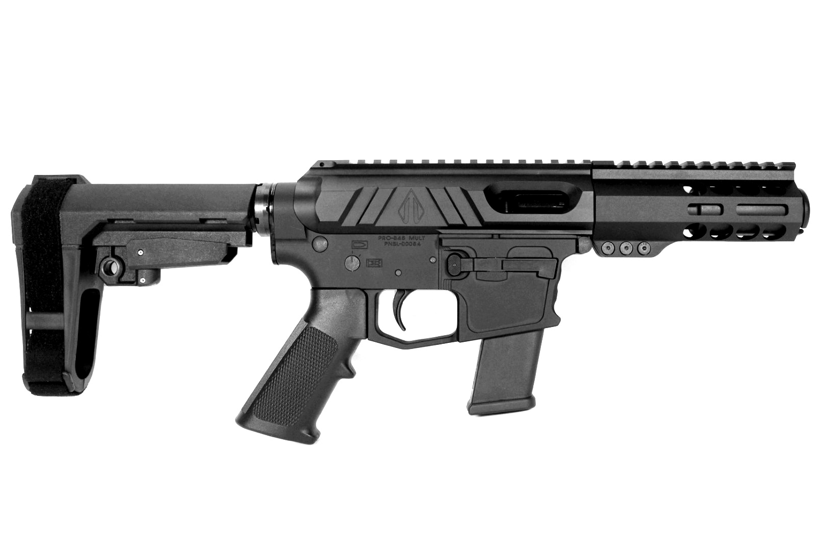 3 inch 45 ACP AR-15 Pistol | NR Side Charging | Pro2A Tactical