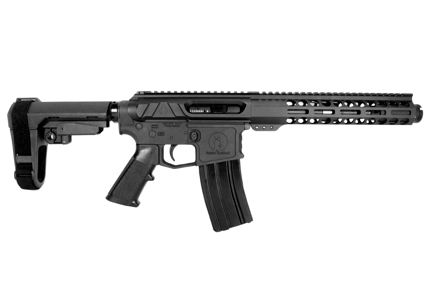 8 inch 5.56 NATO AR Side Charging Pistol | Made in the USA