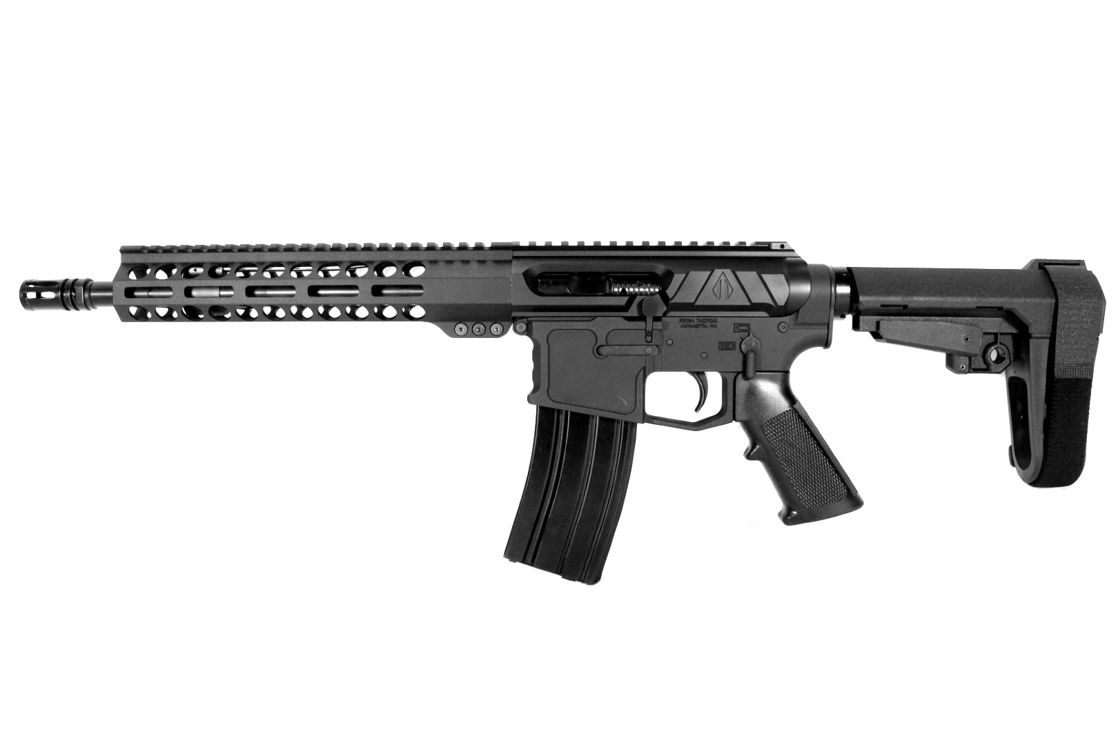 LEFT HAND 11.5 inch 5.56 NATO M-LOK Side Charging AR-15 Pistol - Pro2A Tactical