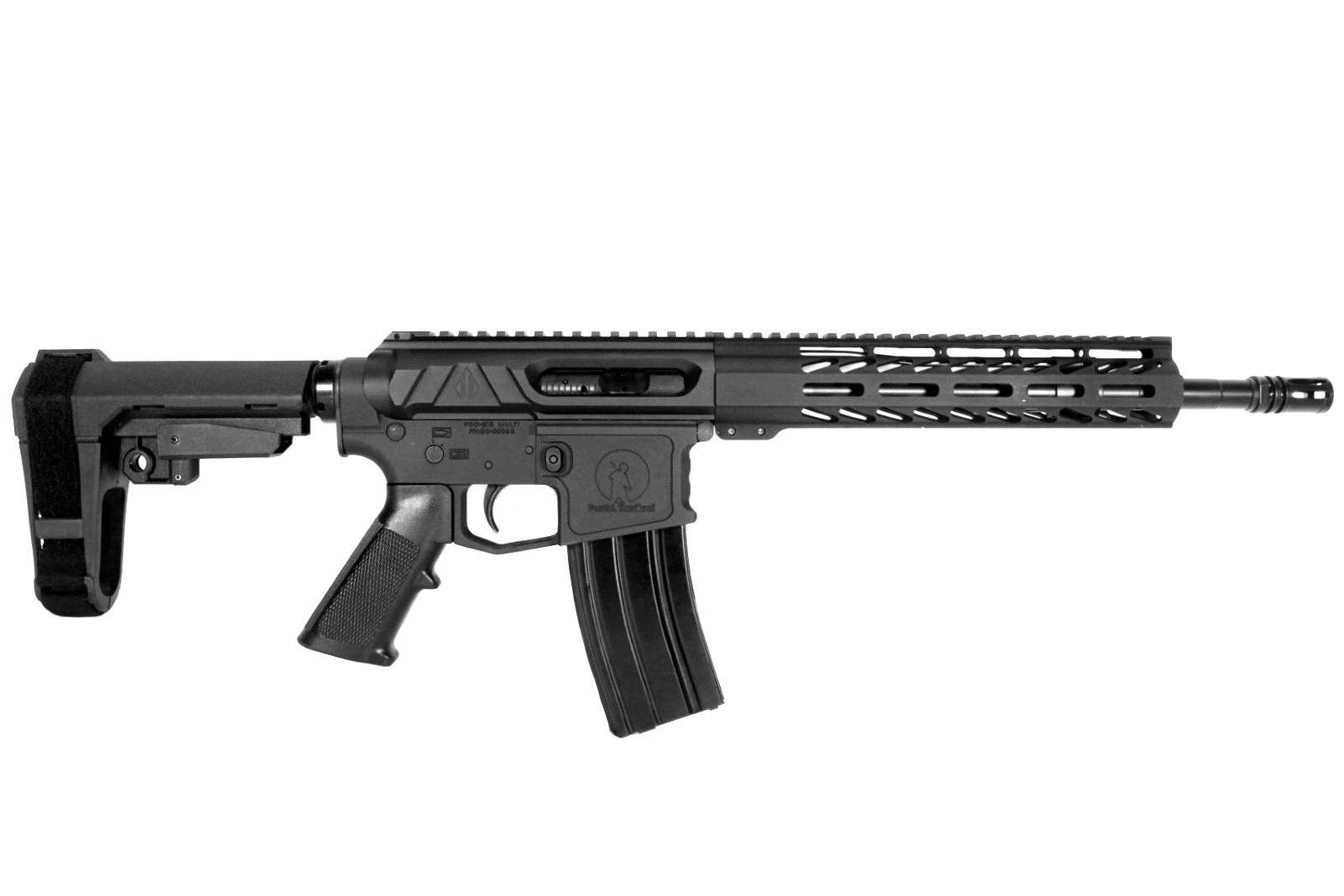 12.5 inch 5.56 NATO AR-15 Side Charging Pistol | Premium Components