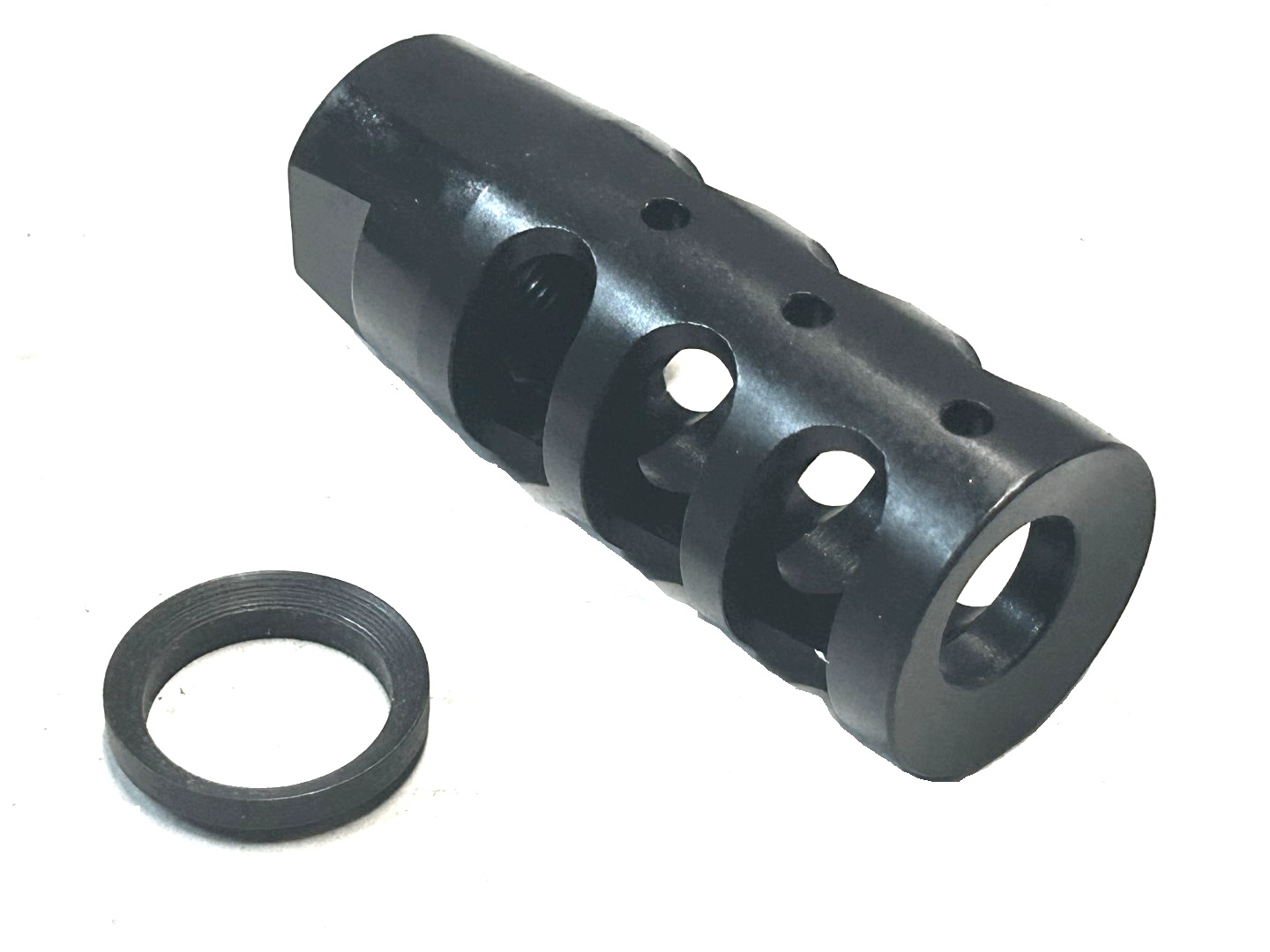 XT Muzzle Brake Black 1/2-28 - For 9mm