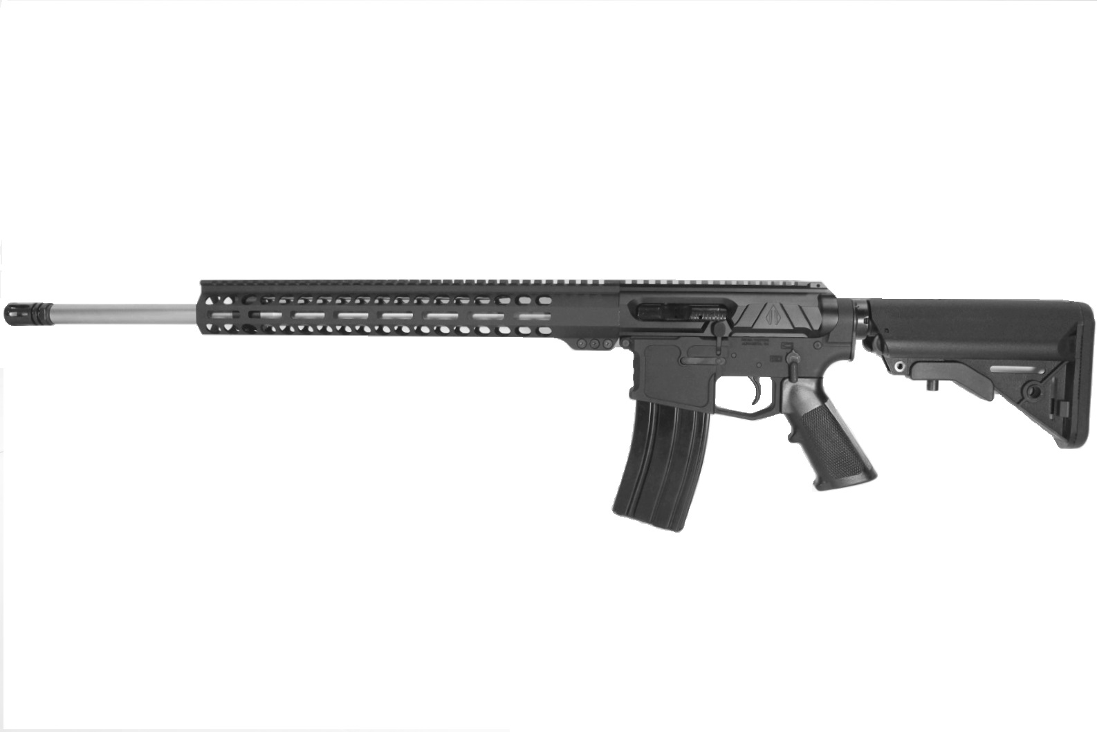 22 inch 223 Wylde Stainless Side AR Charging Rifle | Left Handed