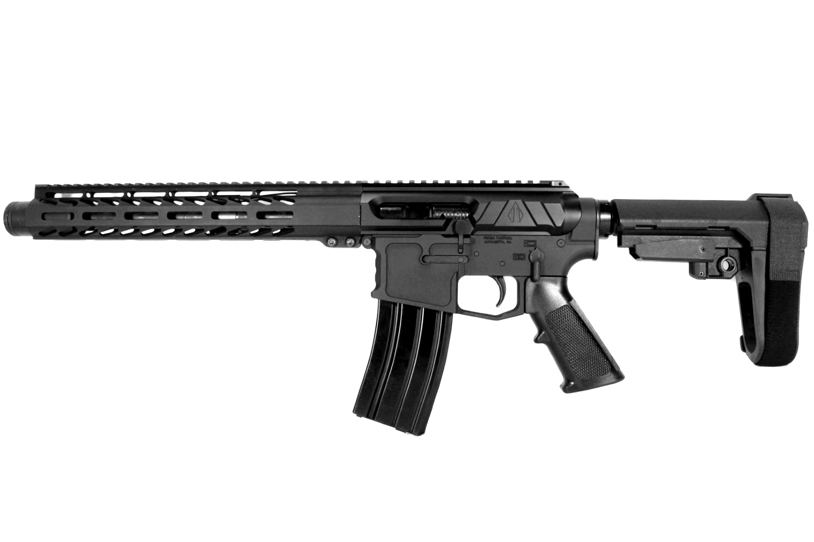 LEFT HAND 10.5 inch 300 Blackout M-LOK Side Charging AR Pistol  - Valiant By Pro2A Tactical