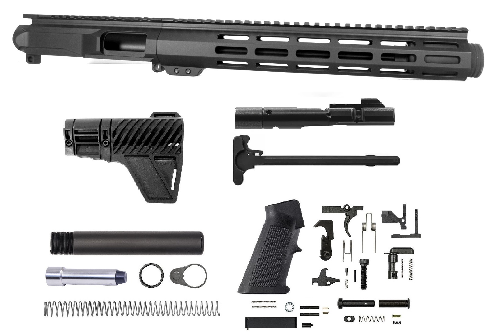10.5 inch 9mm AR Upper Kit | Pro2A Tactical