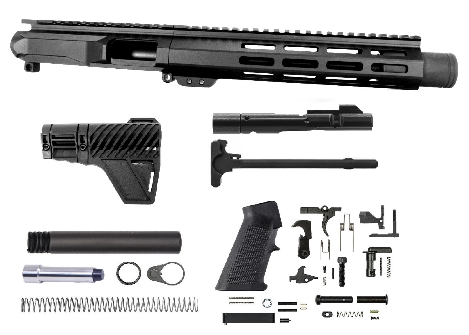 8 inch AR-15 9mm Upper  Kit | Fast Shipping | Lifetime Warranty