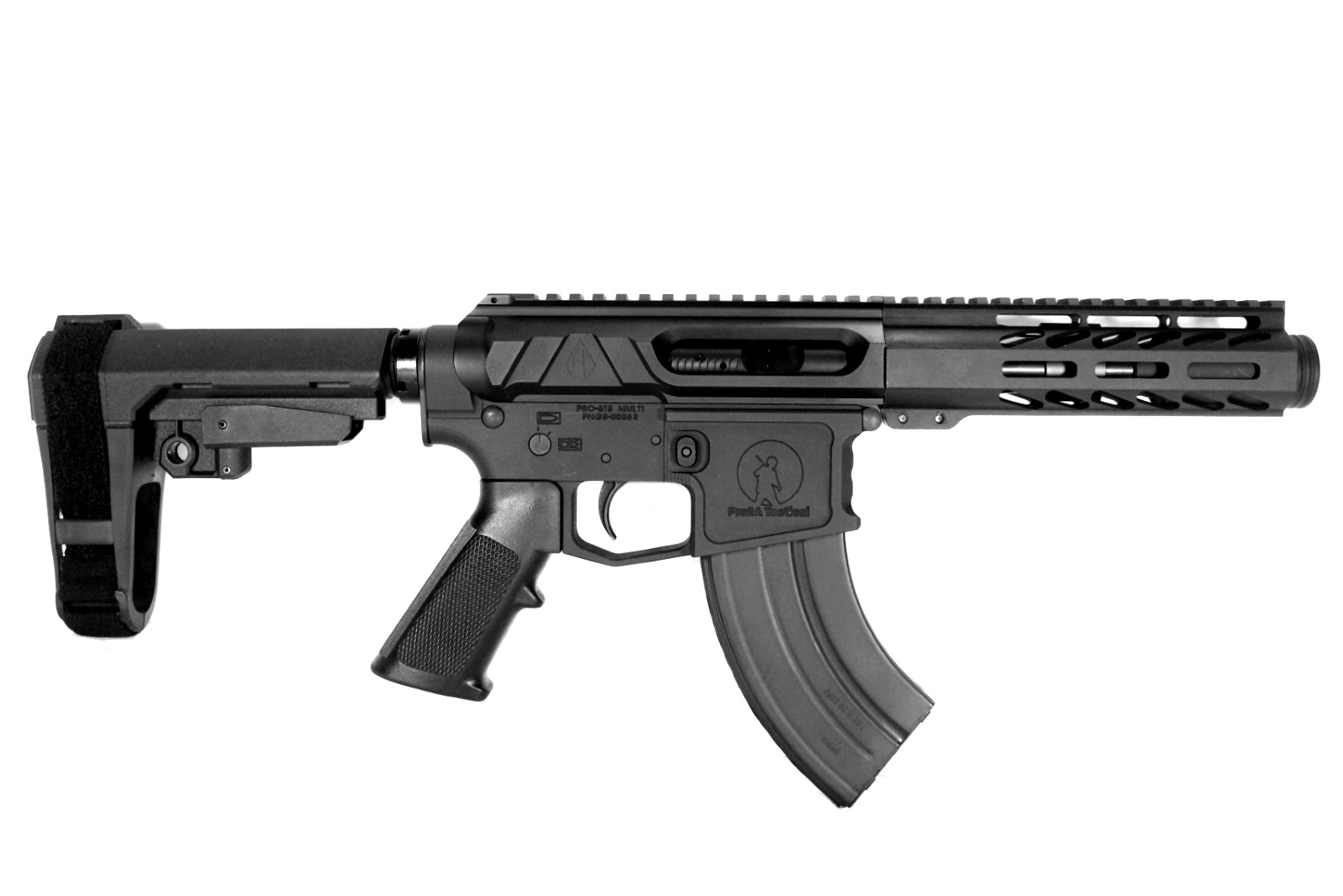 5 inch 7.62x39 Side Charging AR15 Pistol | Pro2A Tactical 