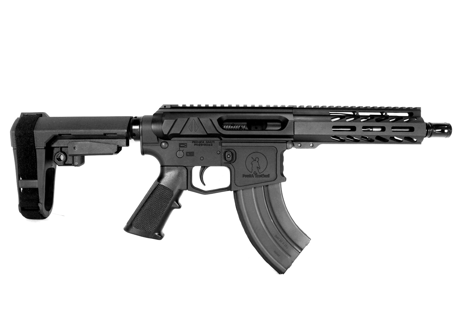 7.5 inch 7.62x39 Side Charging AR Pistol | Pro2A Tactical | Lifetime Warranty
