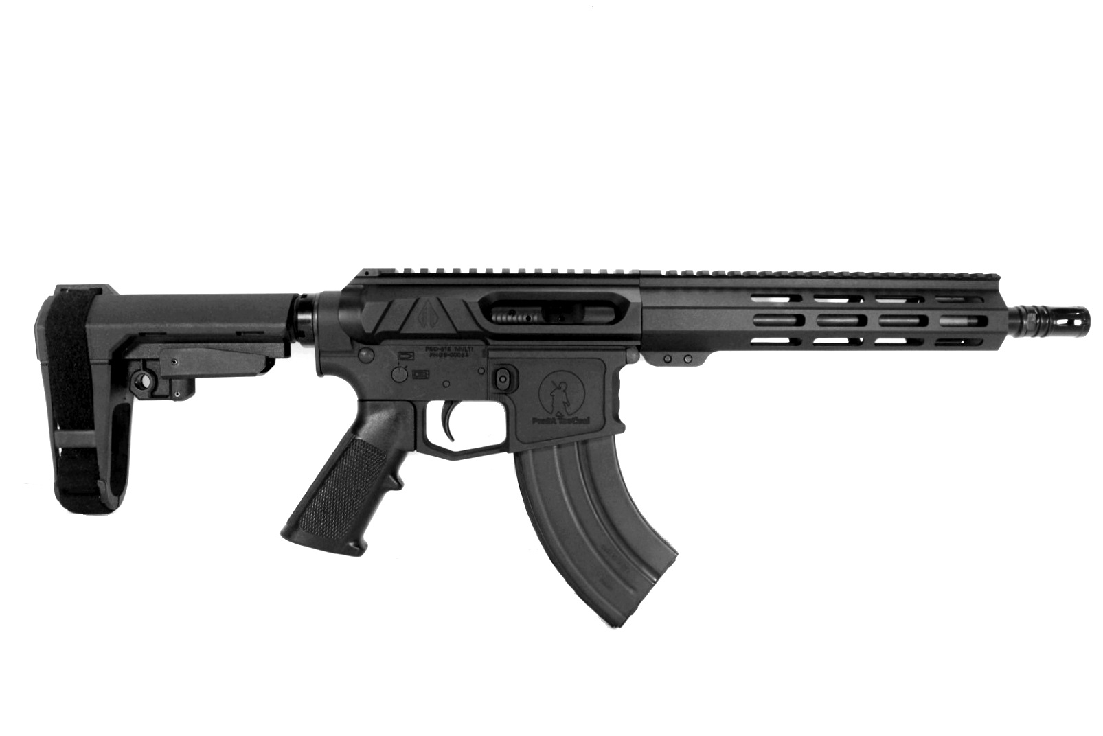 10.5 inch AR-15 7.62x39 Side Charging AR15 Pistol | Pro2A Tactical