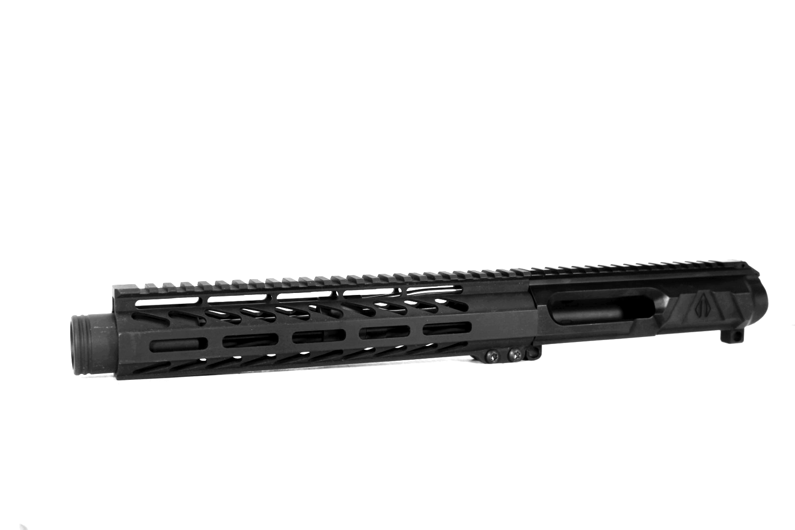 8 inch AR-15 LEFT HANDED AR-15 Non Reciprocating Side Charging 5.56 NATO Pistol Melonite Upper w/Can