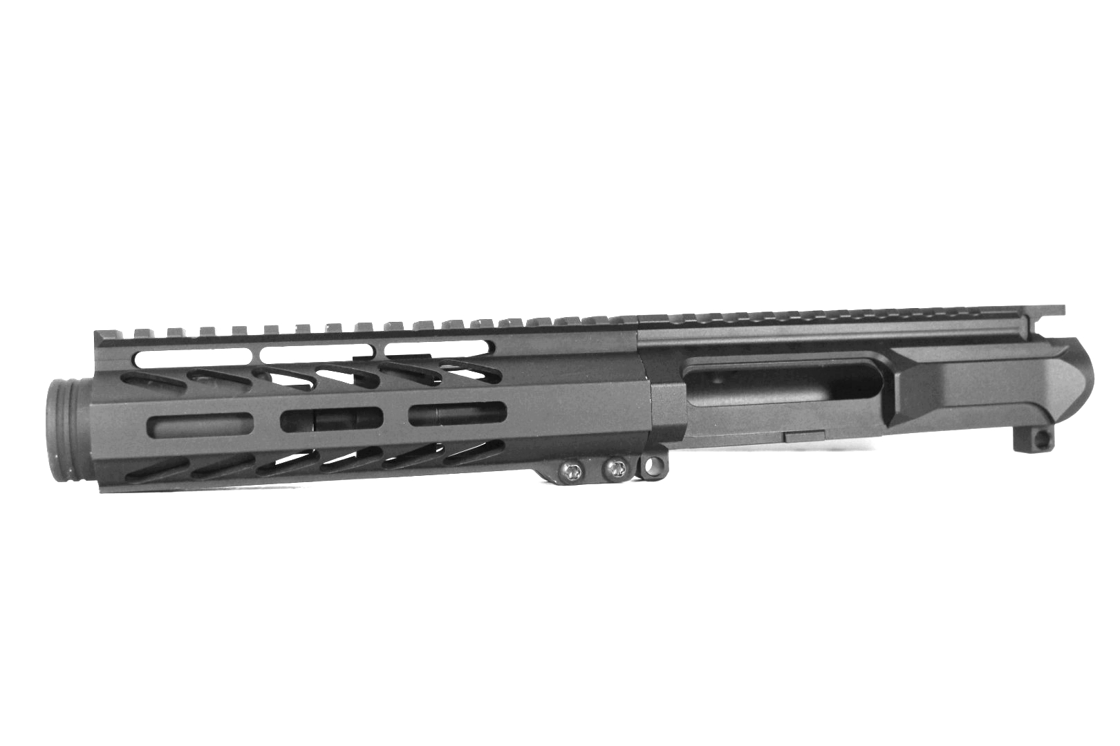 5 inch LEFT HANDED AR-15 300 Blackout Nitride M-LOK Upper with Flash Can | Pro2A Tactical