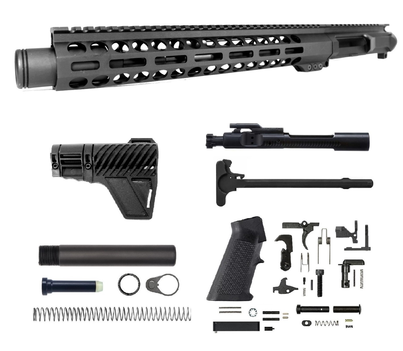 11.5 inch 5.56 NATO Left Hand AR Upper Kit | Pro2A Tactical