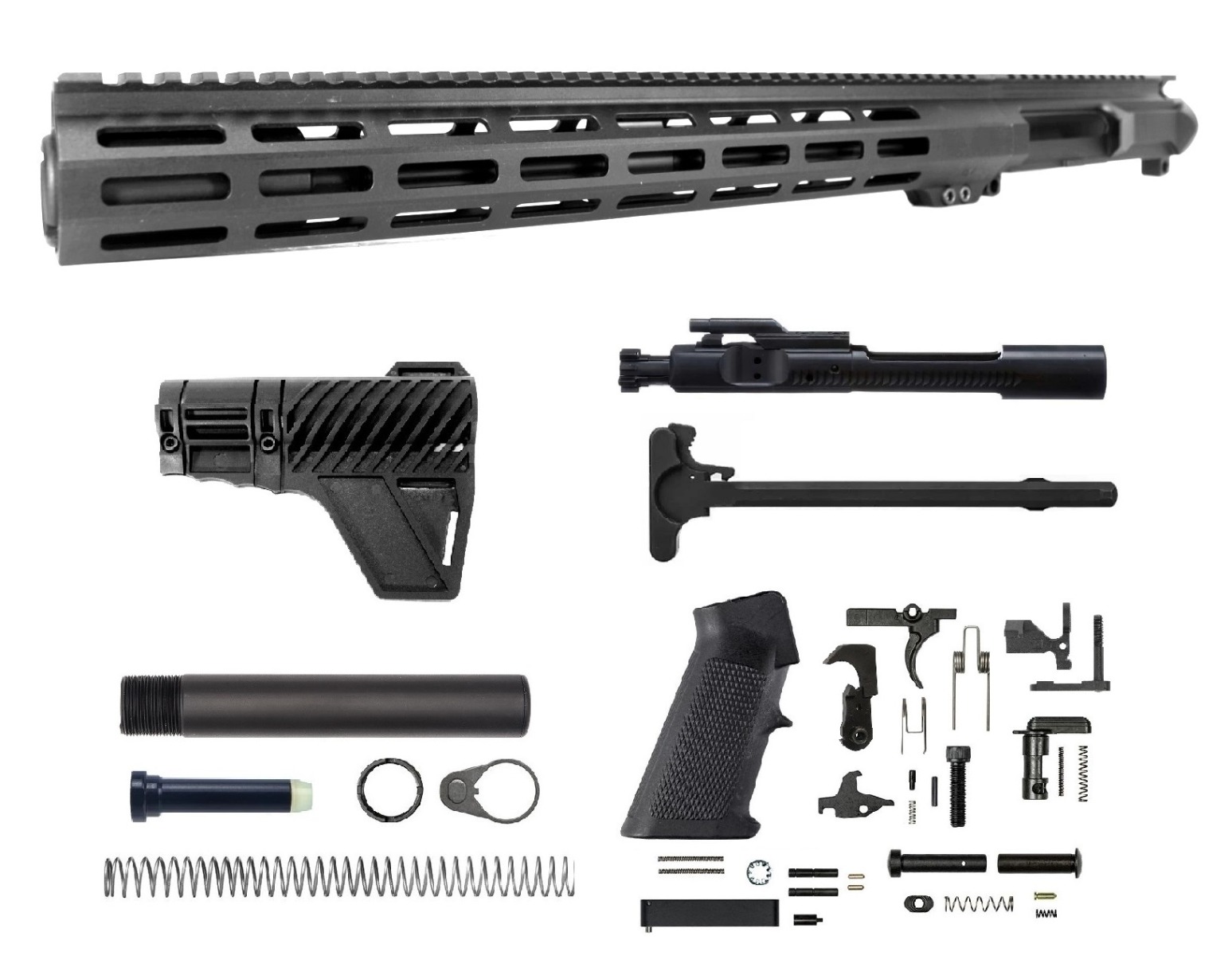 12.5 inch 5.56 NATO Left Hand AR Upper Kit | Pro2A Tactical