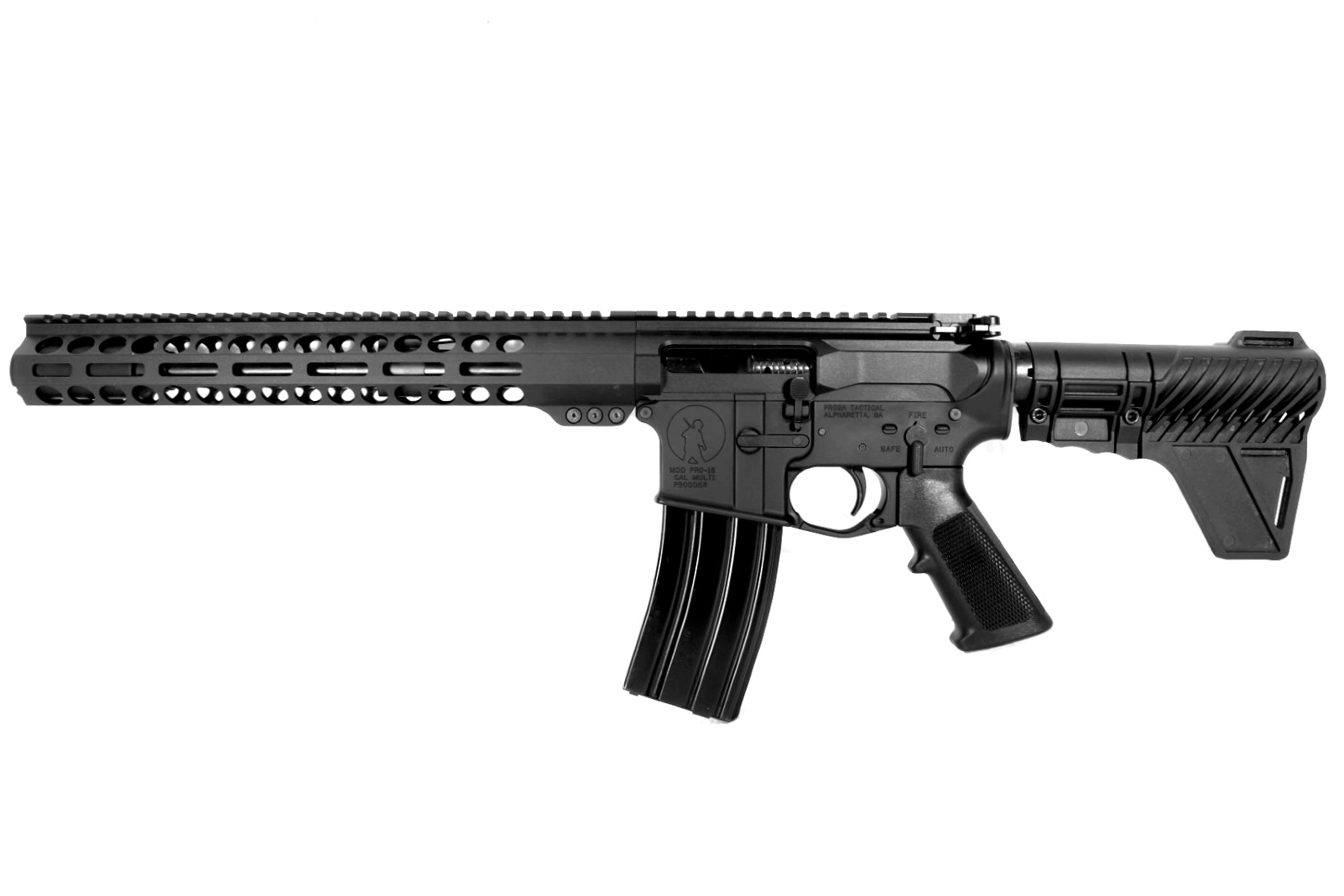 12.5 inch 300 Blackout M-LOK AR Pistol | Left Hand | USA MADE