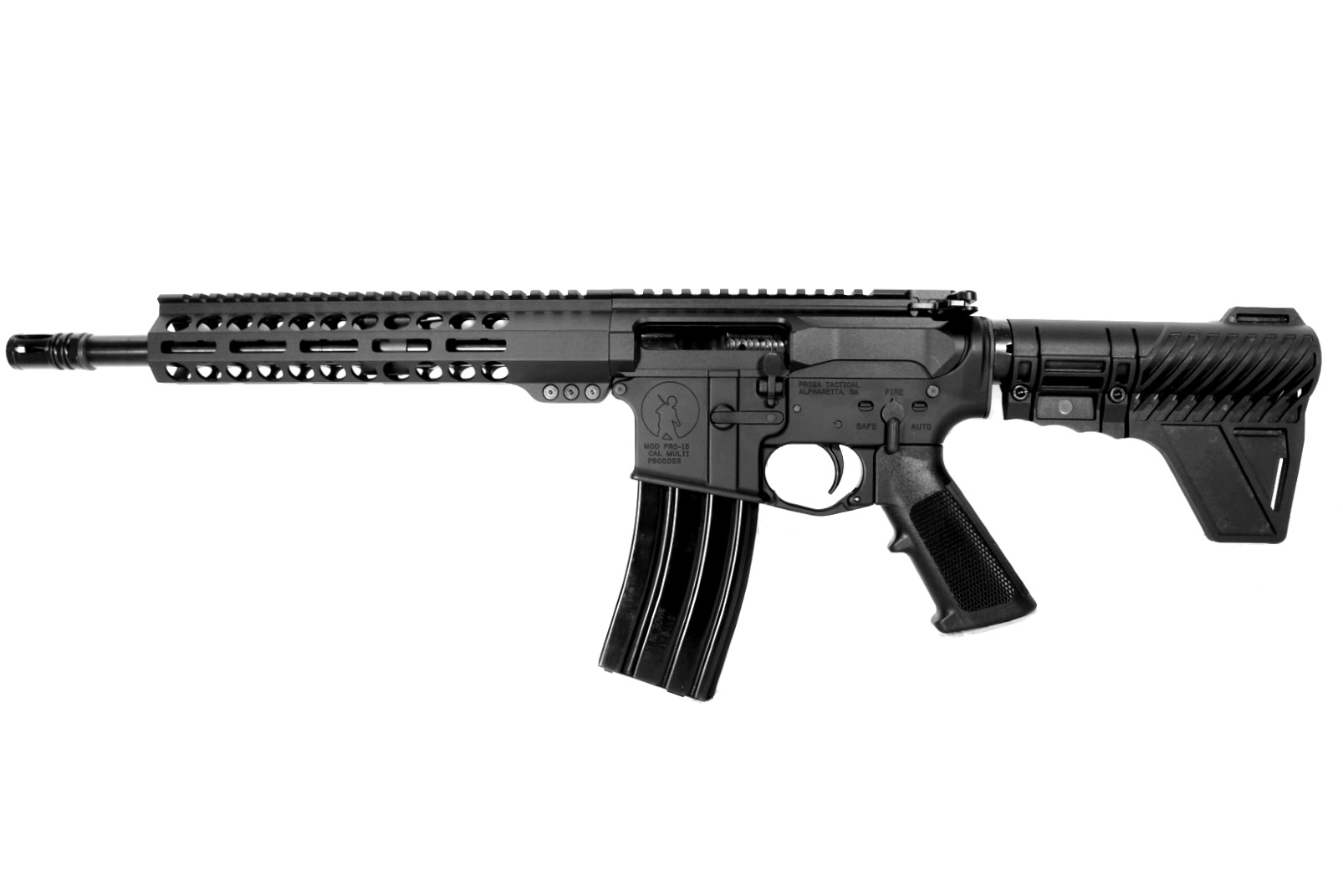 12.5 inch 300 Blackout M-LOK Pistol | Left Hand | 100% USA MADE