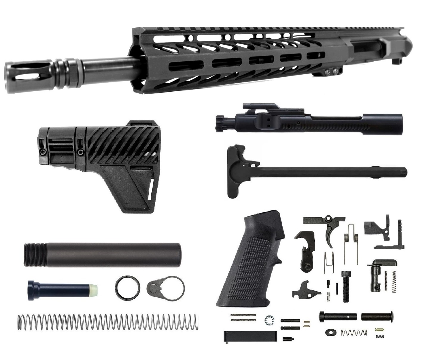 12.5 inch 300 Blackout Left Hand Upper Kit | Pro2a Tactical