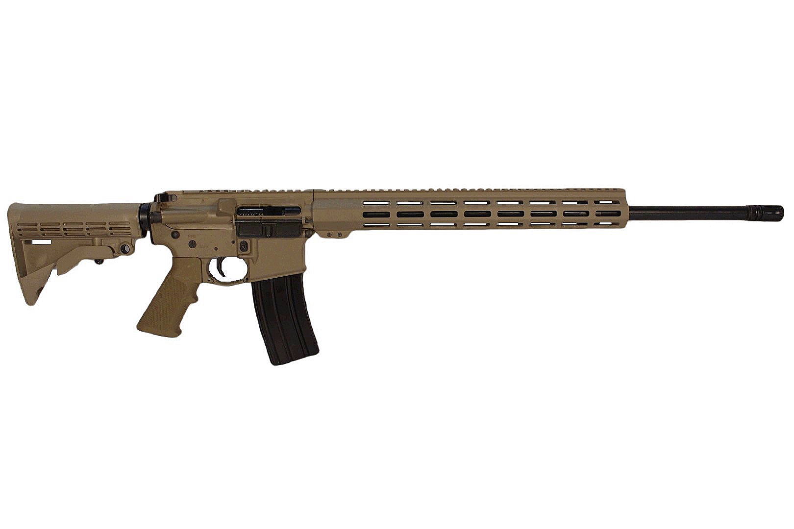 22 inch 5.56 NATO M-LOK Rifle | FDE | MOA Guarantee