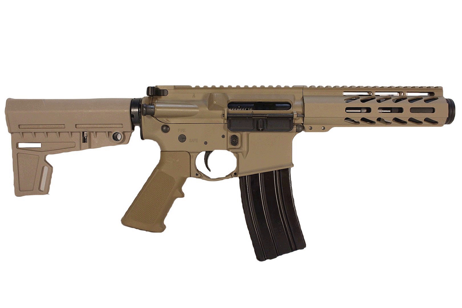 5 inch 5.56 NATO M-LOK AR Pistol | FDE | GREAT TRUCK GUN