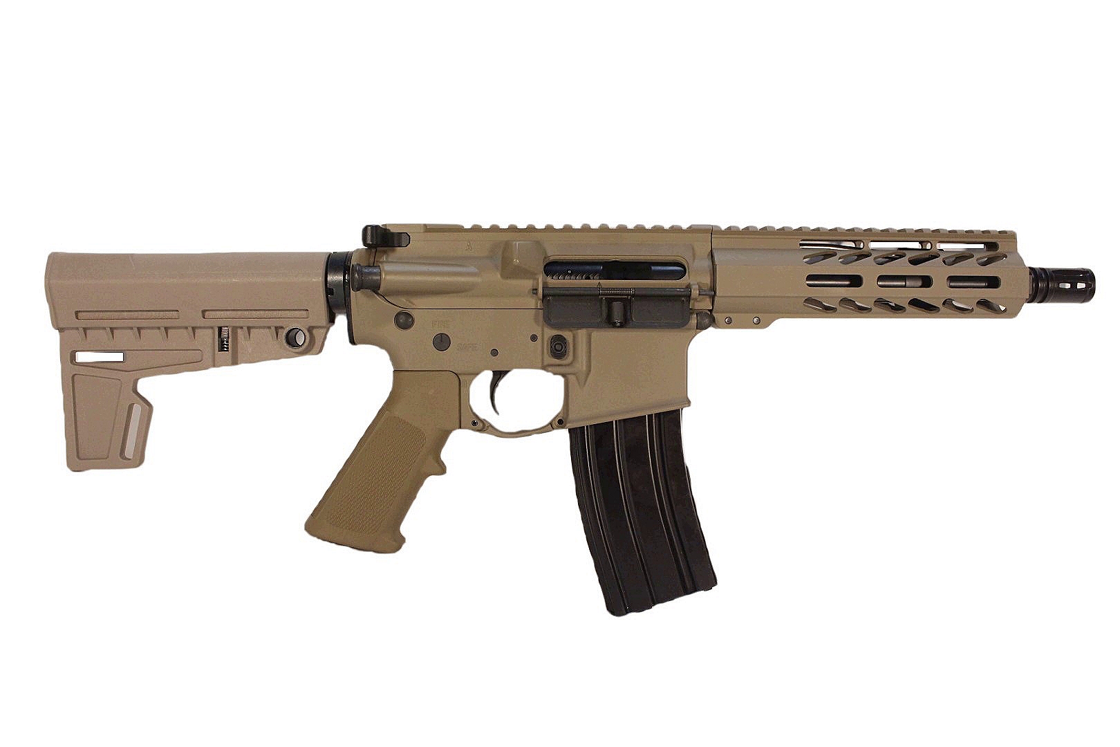 7.5 inch 300 Blackout AR-15 Pistol | Magpul FDE | Made in the USA