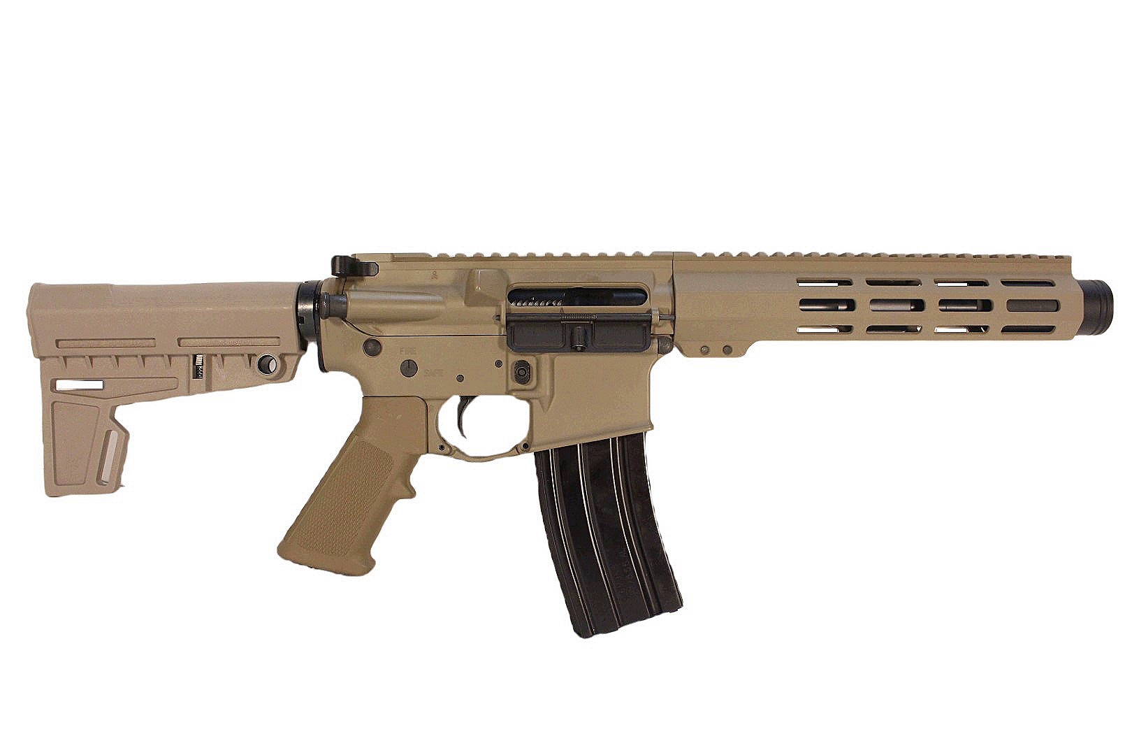 7.5 inch 5.56 NATO M-LOK AR-15 Pistol | FDE | Lifetime Warranty