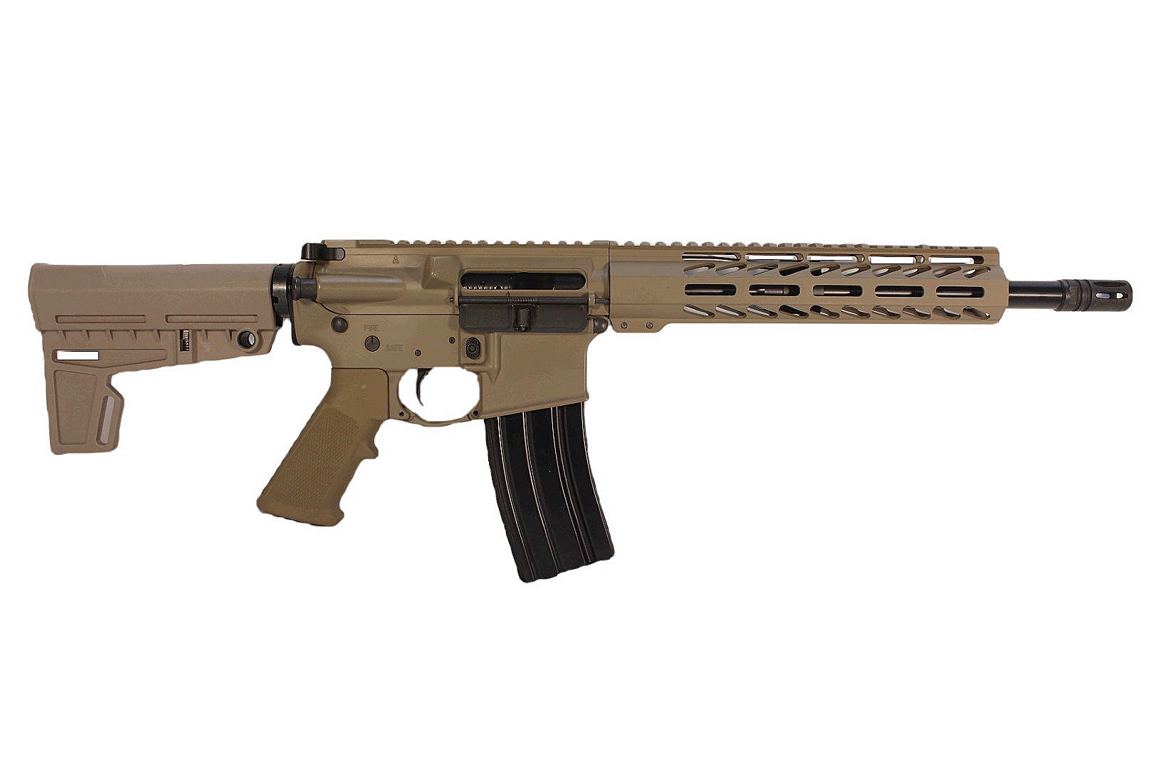 12.5 inch 300 Blackout M-LOK Pistol | Magpul FDE | Lifetime Warranty