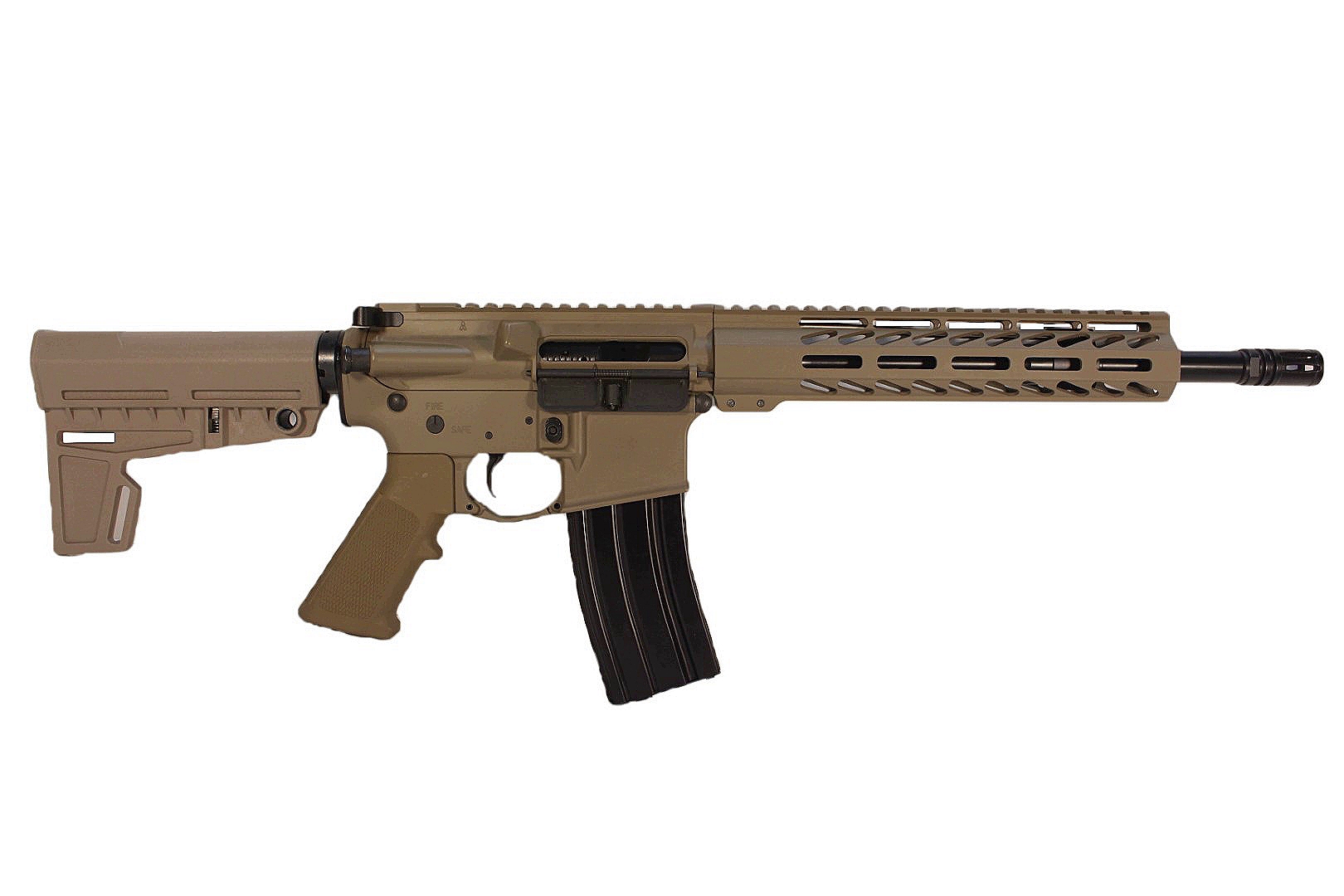 12.5 inch 5.56 NATO AR-15 Pistol | Magpul FDE | Made in the USA