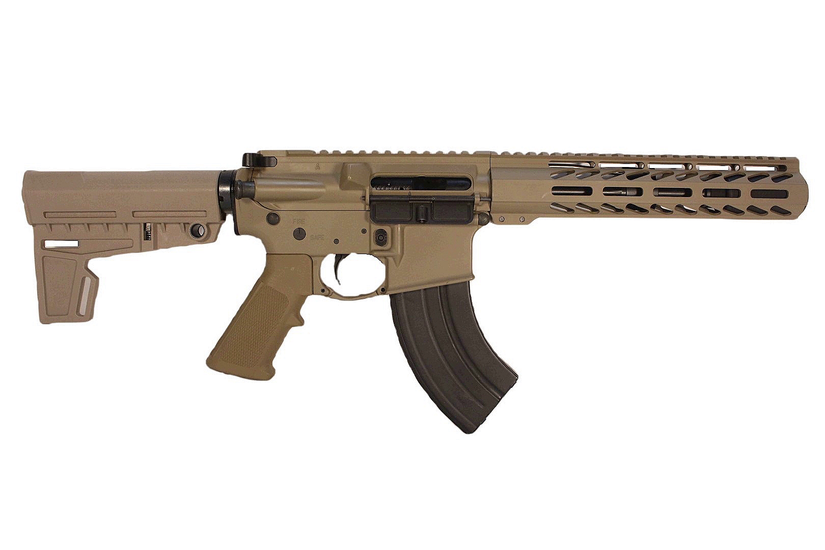 7.5 inch 7.62x39 AR-15 Pistol | Magpul FDE | Made in the USA