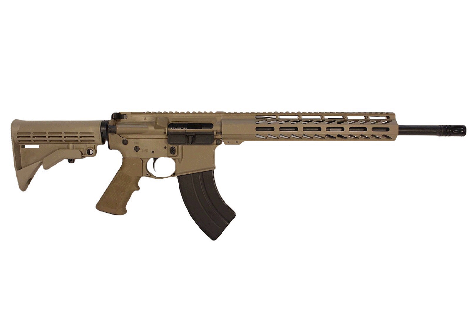 16 inch 7.62x39 M-LOK Rifle | FDE | Made in the USA