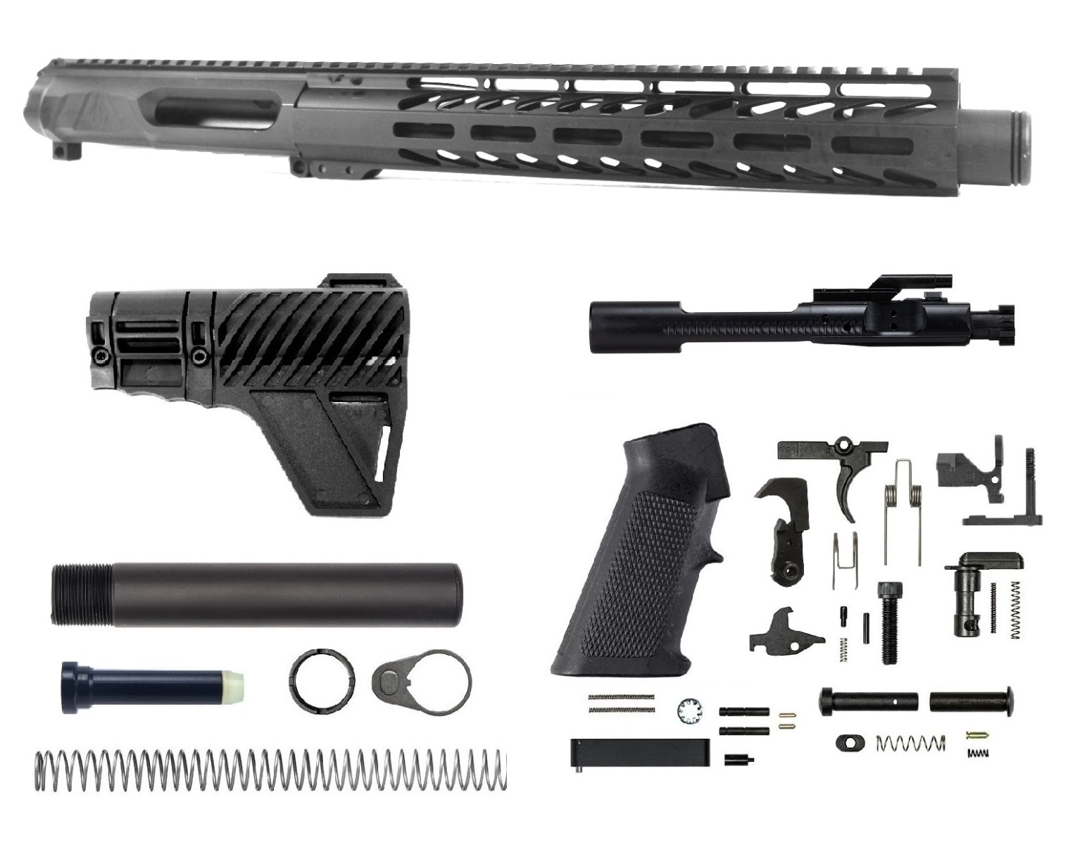 10.5 inch 5.56 NATO AR-15 NR Side Charging Upper Kit | Pro2A Tactical