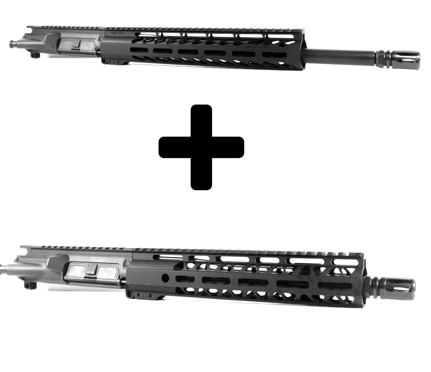 Combo Sale - 16 inch AR-15 5.56 NATO Melonite Upper + 10.5 inch 5.56 NATO Melonite Upper 