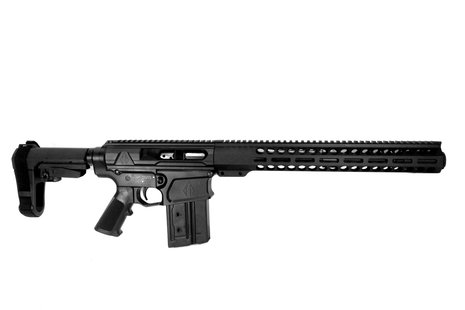 12.5 inch AR-10 AR-308 308 Win M-LOK Side Charging Pistol - Valiant Line By Pro2a Tactical